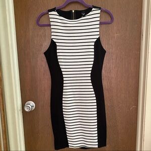 Black and white dress